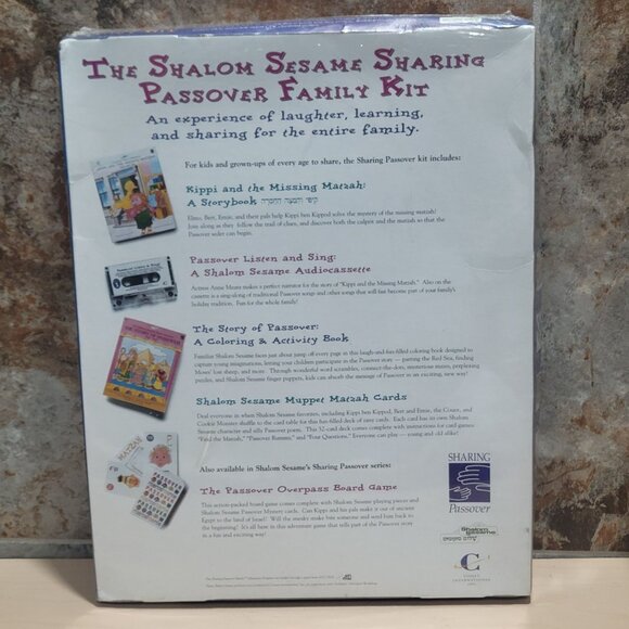 The Shalom Sesame Sharing Passover Family Kit Sealed - Picture 6 of 11